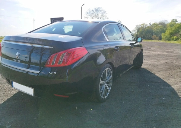 Peugeot 508 cena 37000 przebieg: 216000, rok produkcji 2013 z Góra małe 137